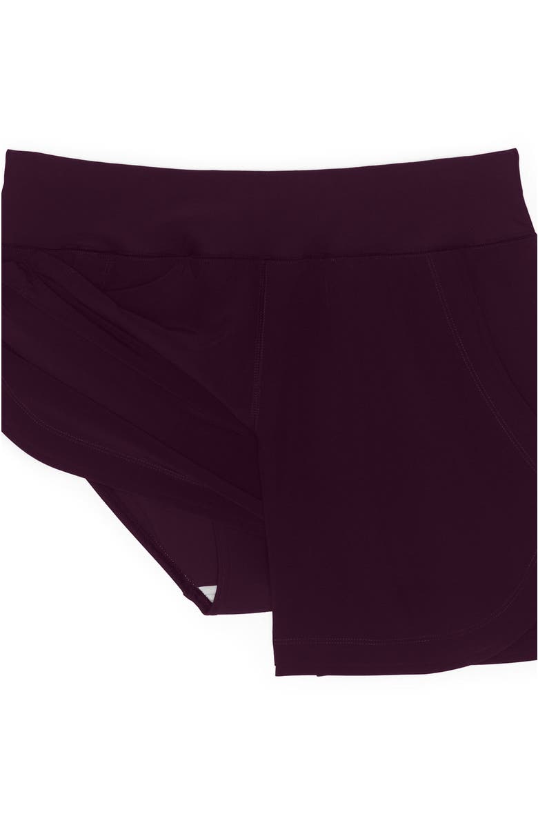 Lands' End SunShade UPF 50 5" Board Shorts, Alternate, color, Dark Wine