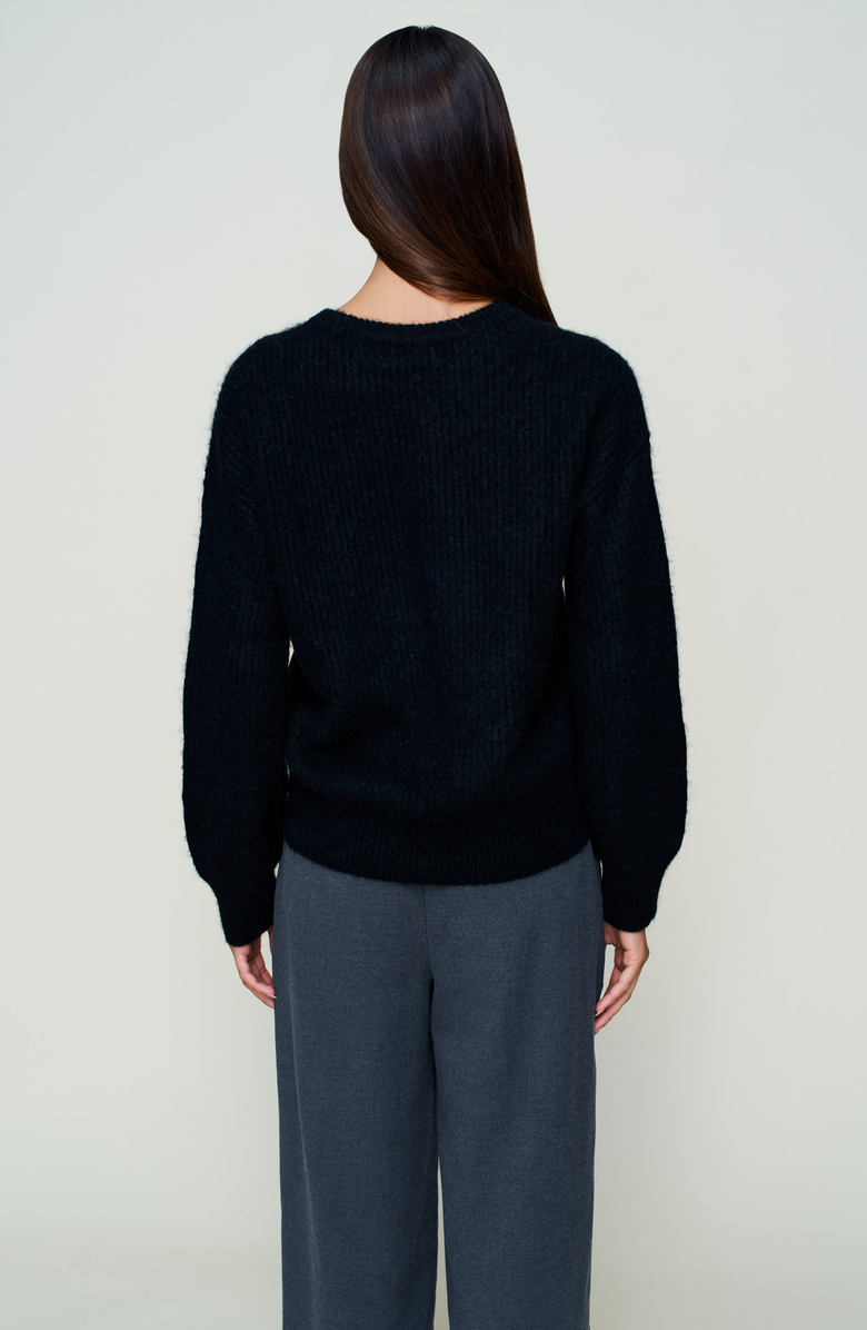 Guizio Bobbie Wool Jumper, Alternate, color, Black