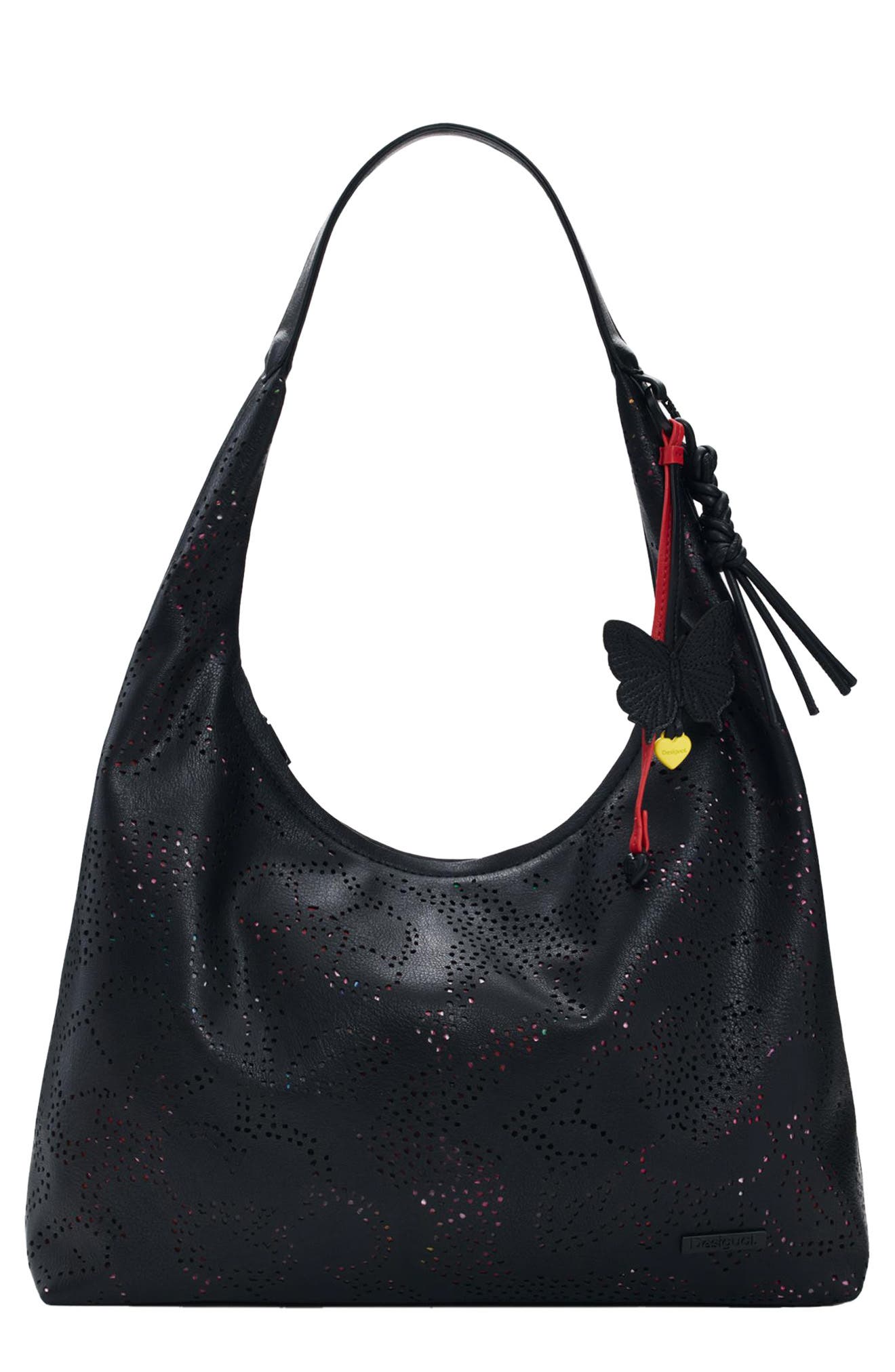 Desigual Faux Leather Shoulder Bag, Main, color, 