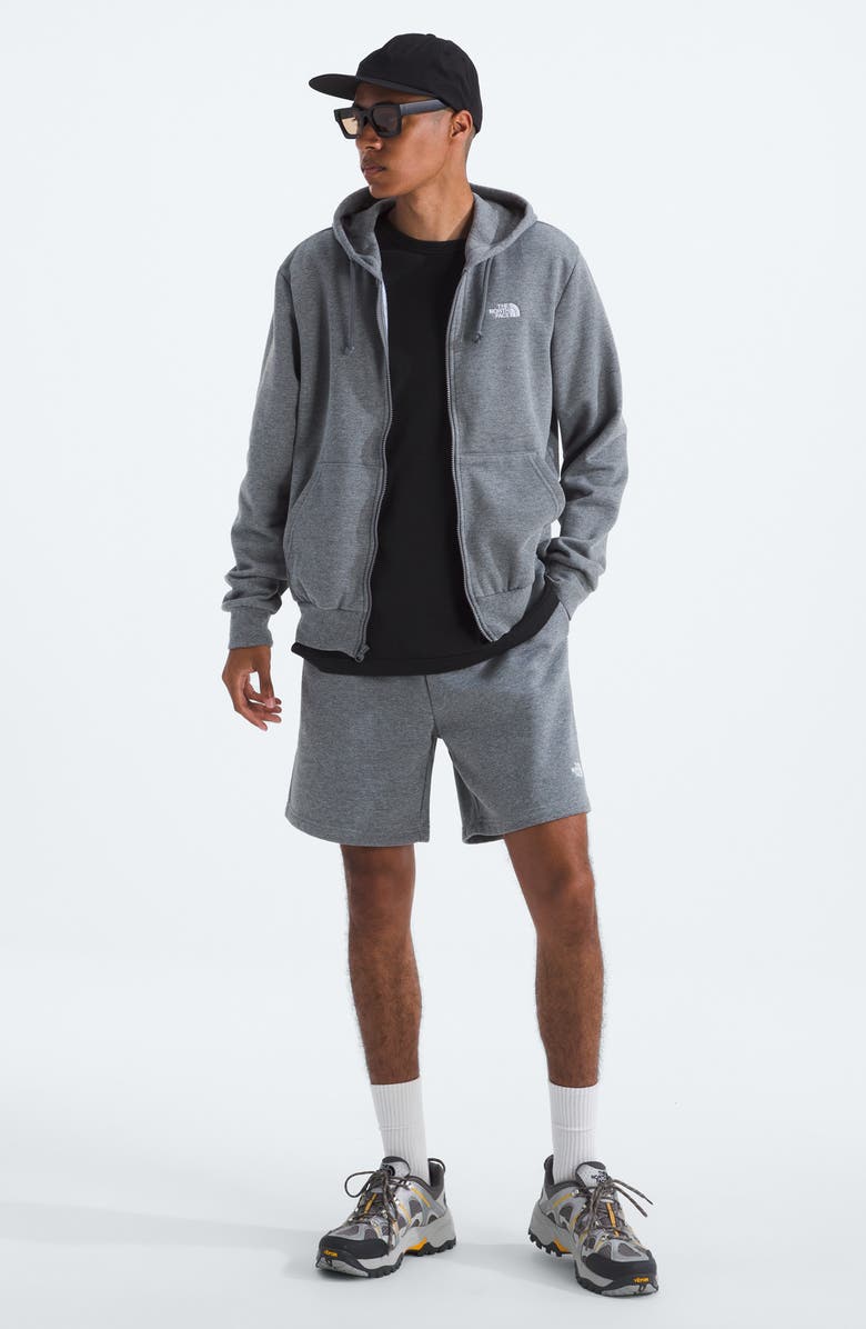The North Face Evolution Full-Zip Hoodie, Alternate, color, Mid Grey Heather