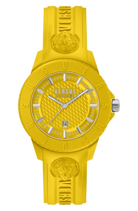 Men's Tokyo R Silicone Strap Watch, 43mm