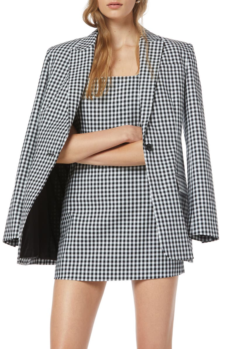 Favorite Daughter The Break Up Oversize Stretch Cotton Blazer, Main, color,