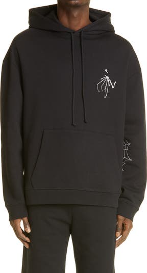 Raf Simons Gothic Print Cotton Hoodie | Nordstrom