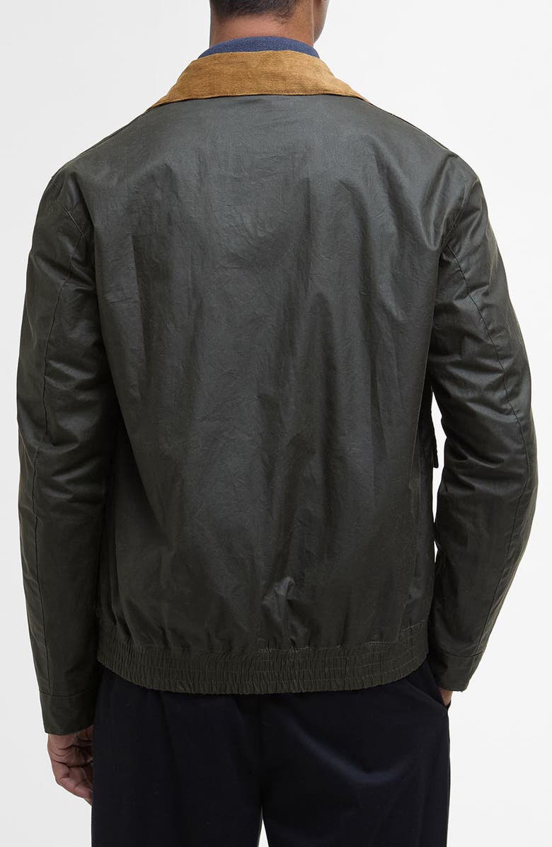 Barbour Newbury Water Resistant Waxed Cotton Jacket, Alternate, color,
