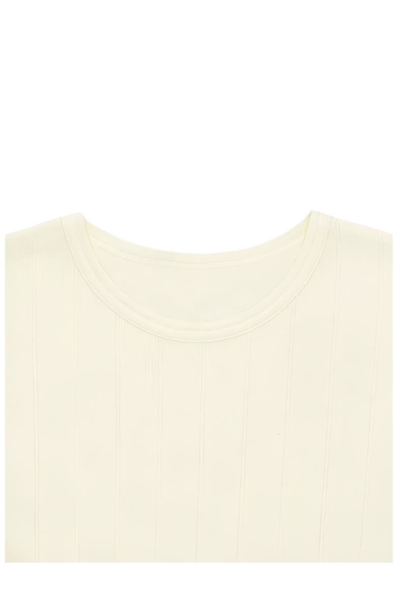 Tambourine T-Shirt, Alternate, color, Cream