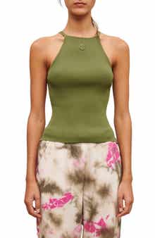 maje Matchouli Ribbed Sweater Tank