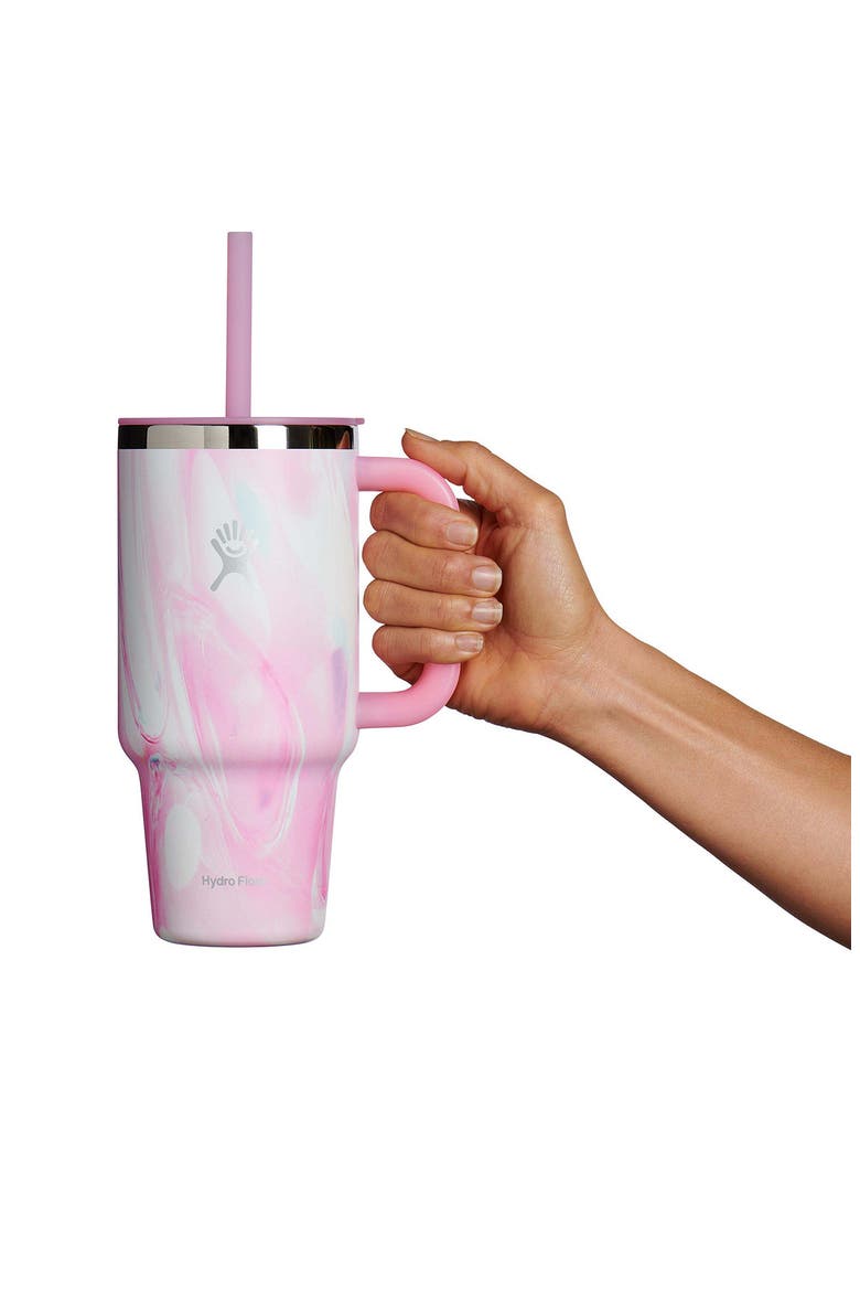 32-Ounce All Around™ Travel Tumbler, Alternate, color, JELLY PINK