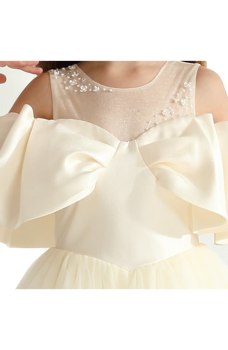 Tulleen Amica Dress, Alternate, color, Champagne