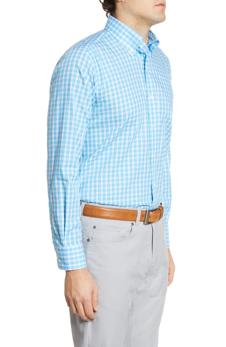 Peter Millar Tides Regular Fit Tattersall Check Button-Down Shirt, Alternate, color, 