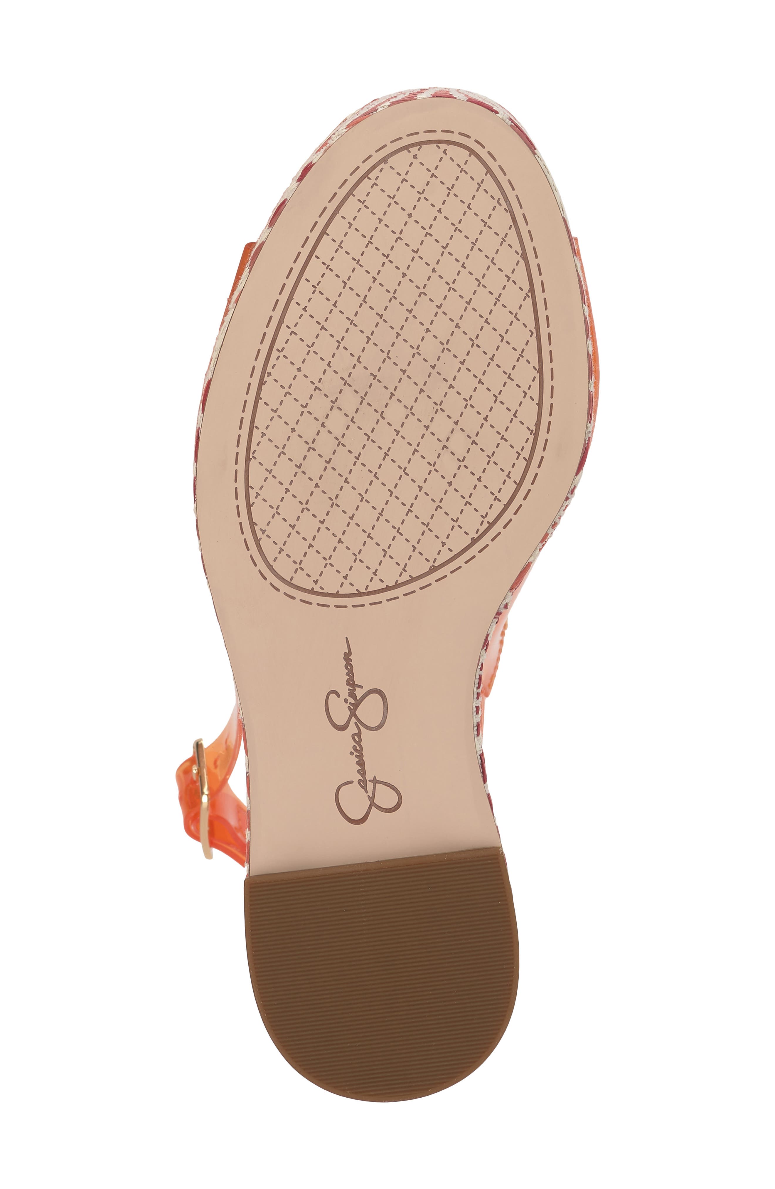 Kaliese Slingback Platform Wedge Sandal, Alternate, color, ORANGE 01