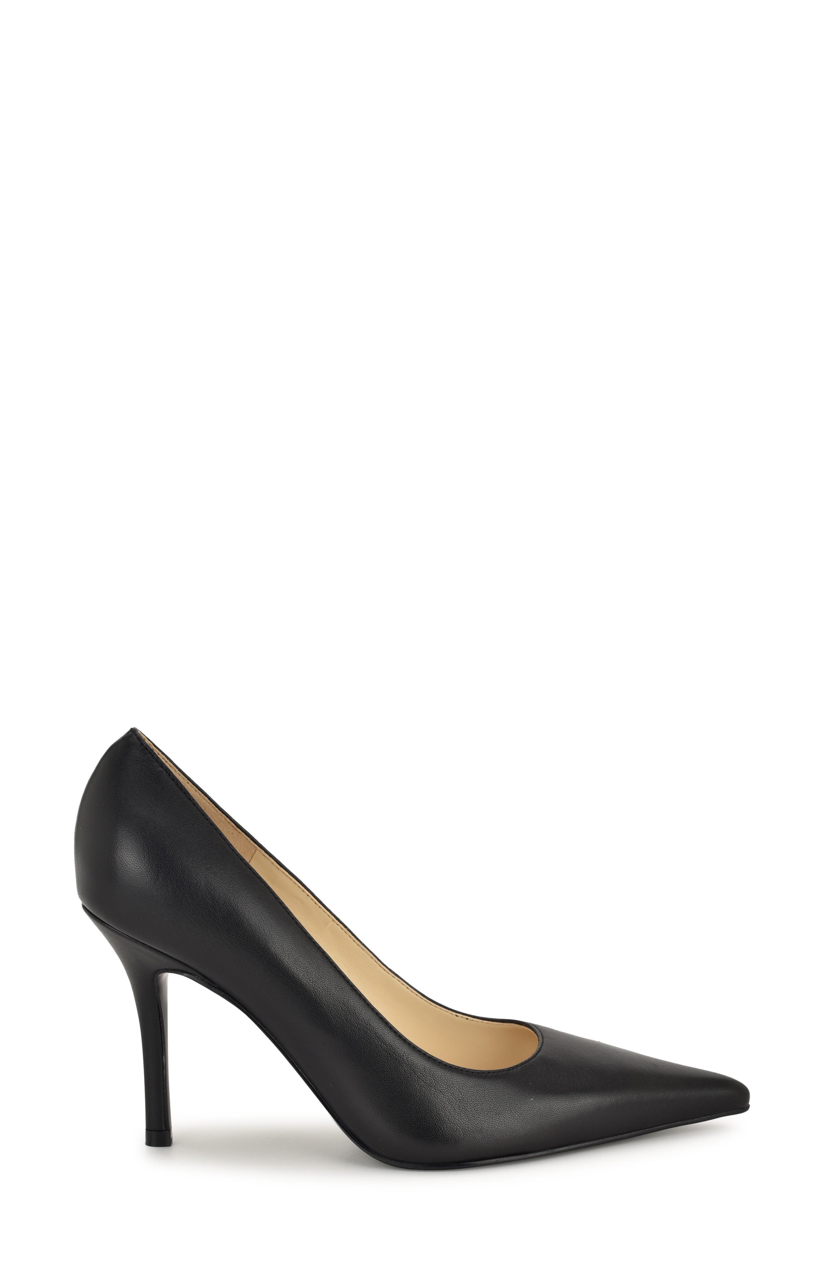 Nine West Gemmha Pointed Toe Pump, Alternate, color, Black