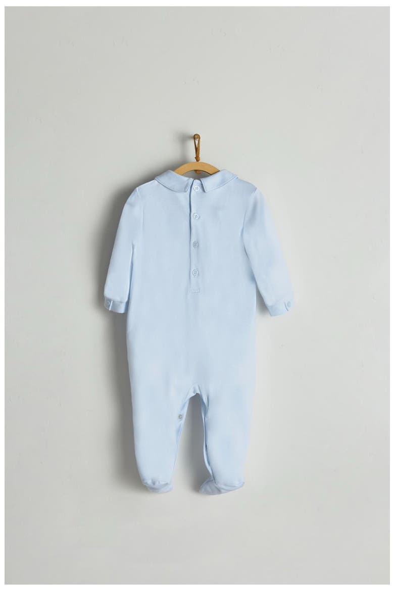 Premium Peruvian Pima CottonSmock Playsuit for Infant, Alternate, color, Blue