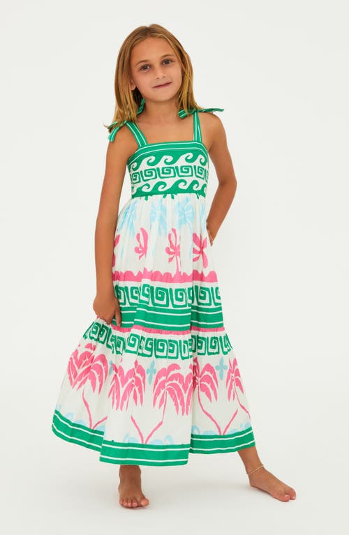 BEACH RIOT BEACH RIOT KIDS' LITTLE CAMI COTTON MAXI SUNDRESS 