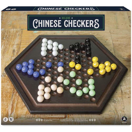 Merchant Ambassador Craftsman Deluxe Chinese Checkers Game Set in Multicolored  product