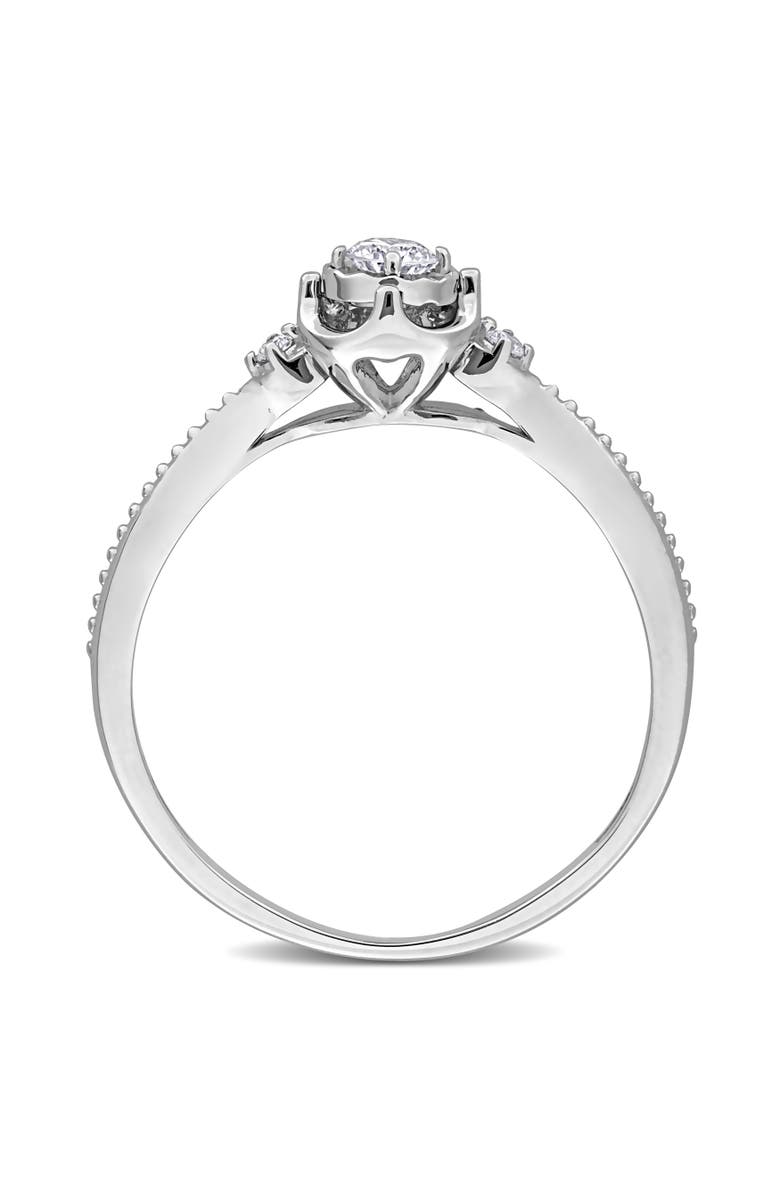 Julianna B. Lab-Grown Diamond 3-Stone Engagement Ring 18k, Alternate, color, 