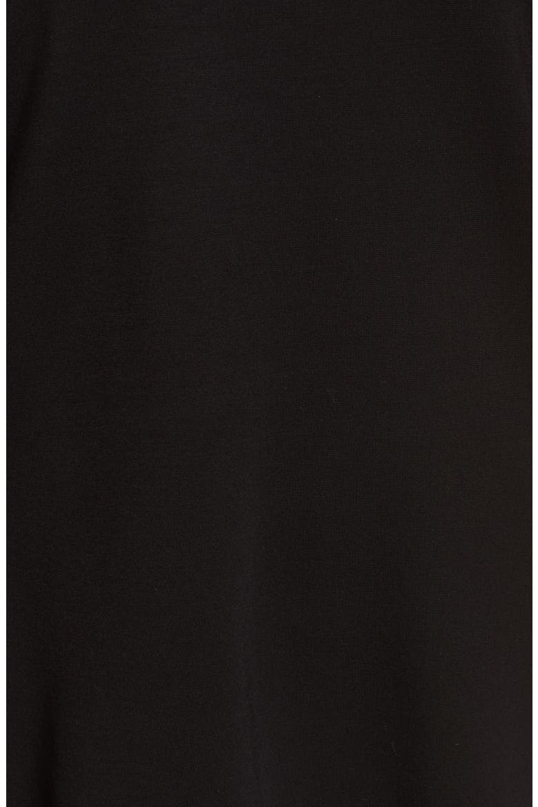 Ruffle Cold Shoulder Tee, Alternate, color, BLACK