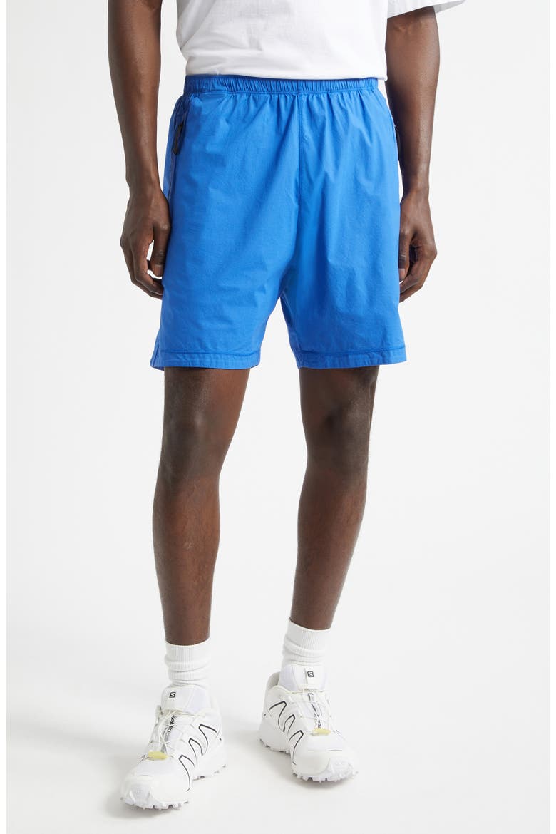 Stretch Cotton Shorts, Main, color, BRIGHT BLUE
