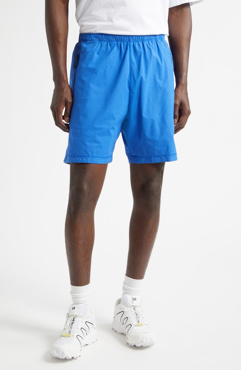 Stone Island Stretch Cotton Shorts, Main, color, Bright Blue