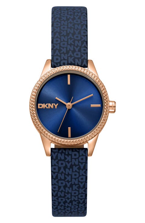 L 113 Leather Strap Watch