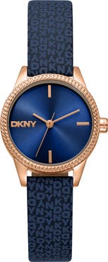 DKNY L 113 Leather Strap Watch