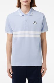 Lacoste Classic Fit Stripe Piqué Knit Polo