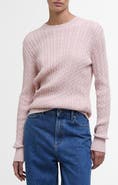 Barbour Hartland Cotton Cable Crewneck Sweater