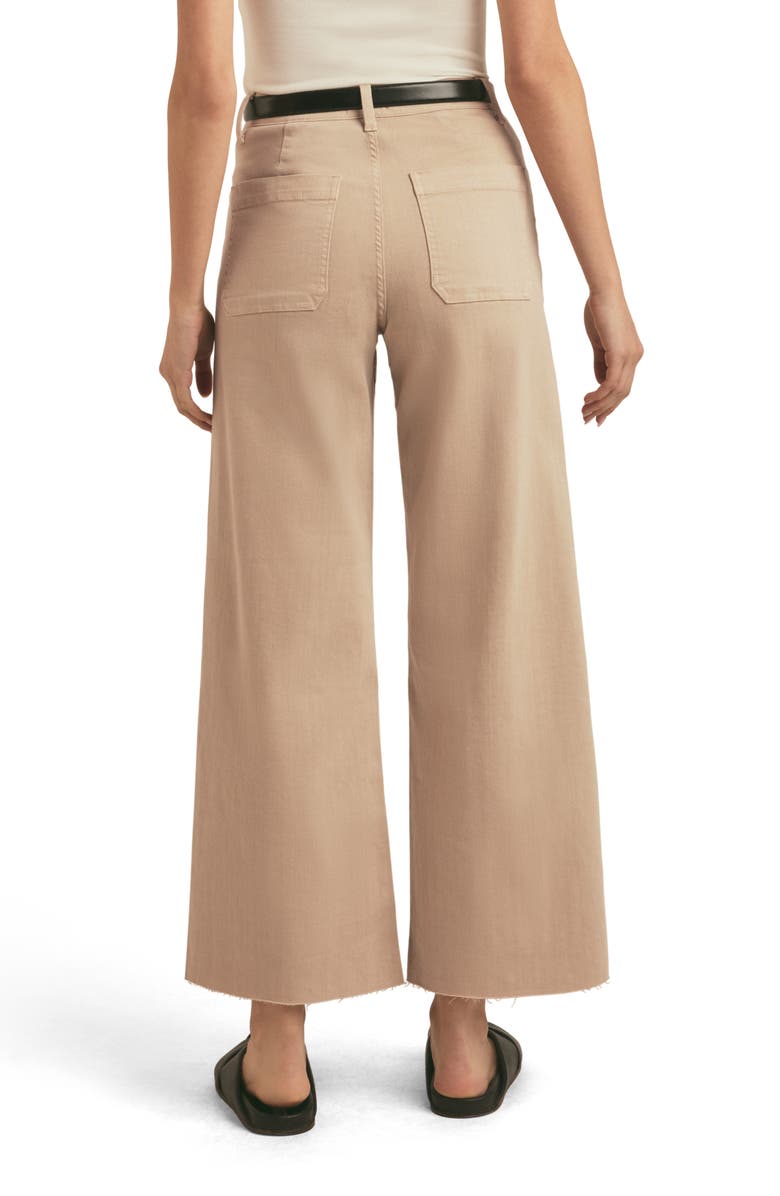 Favorite Daughter The Mischa Raw Hem Superhigh Waist Wide Leg Jeans, Alternate, color, 