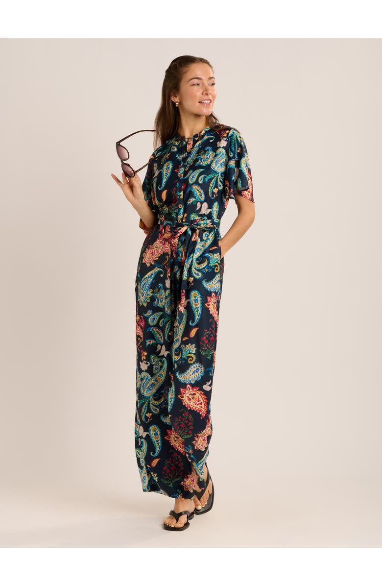 Brakeburn Olivia Jumpsuit, Main, color, Navy