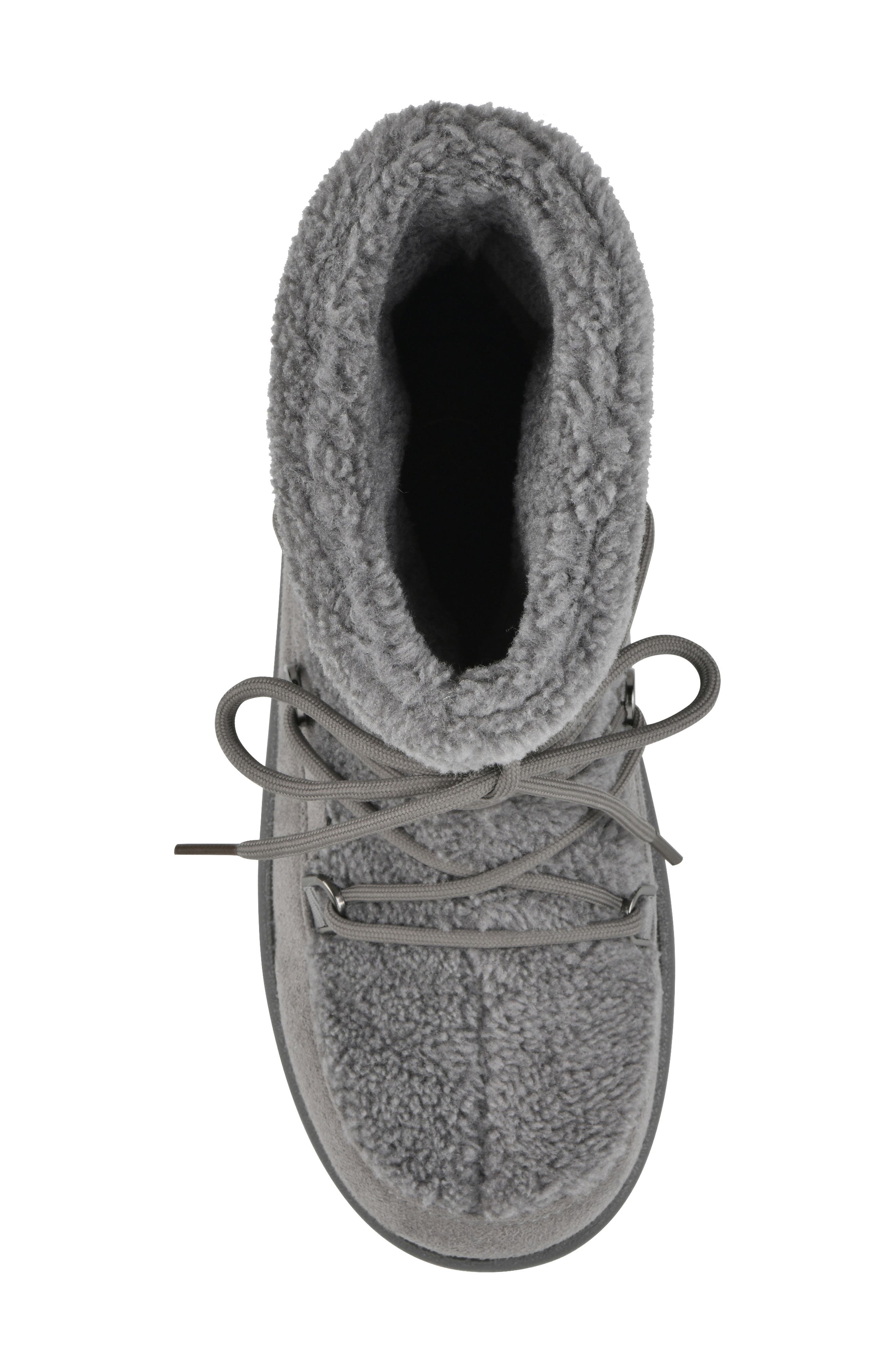 White Mountain Footwear Isador Faux Shearling Bootie, Alternate, color, Grey
