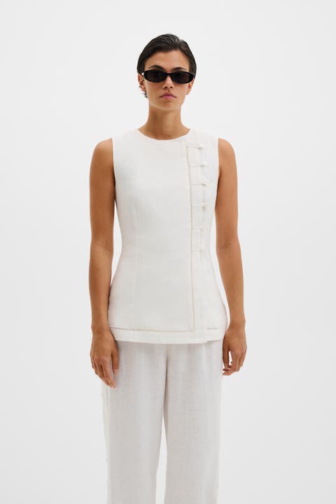 Arwen Button Detailed Vest