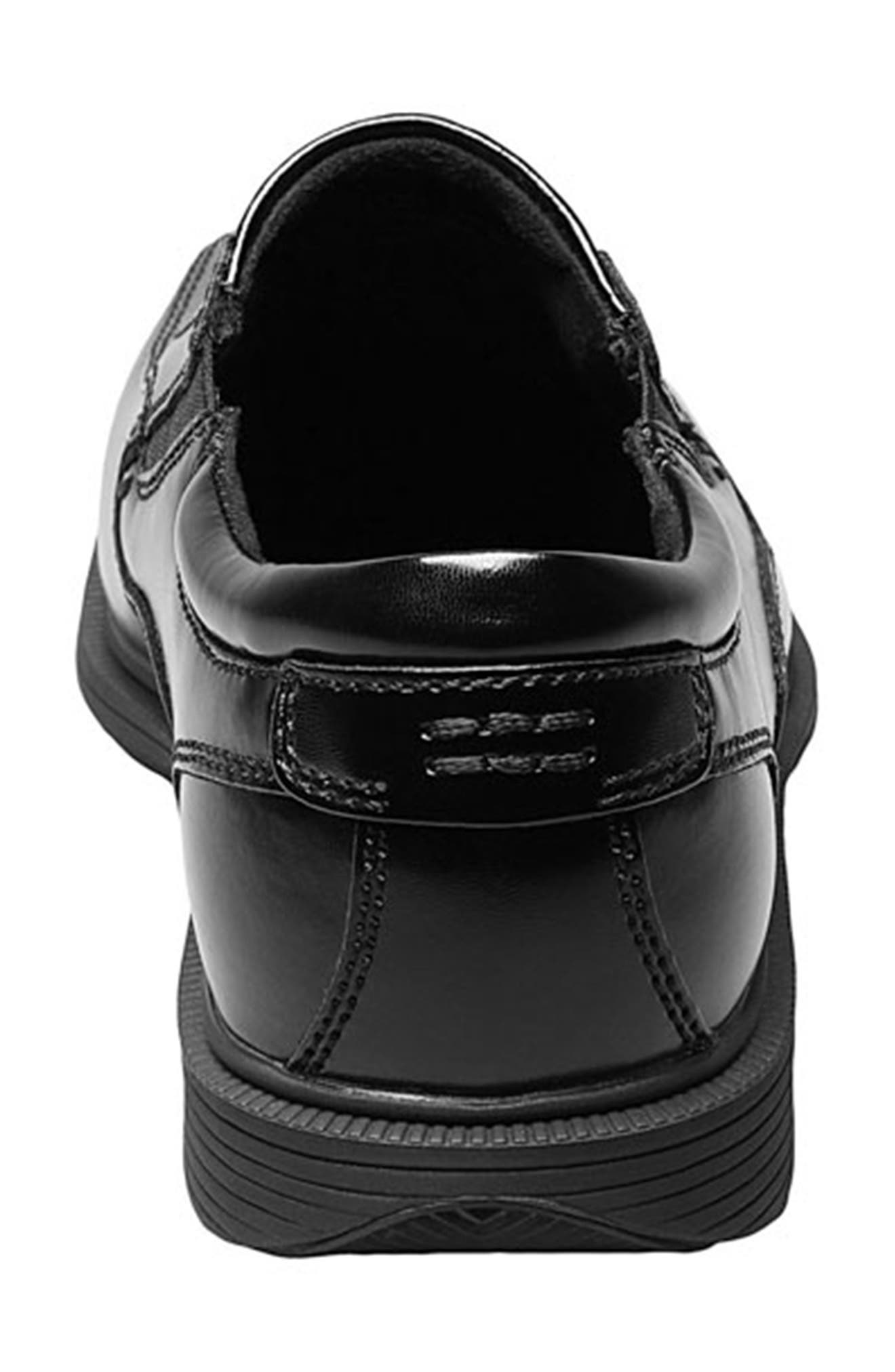 NUNN BUSH Bleeker Street Leather Loafer, Alternate, color, Black