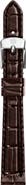 MICHELE Croc Embossed Leather Watchband, 12mm