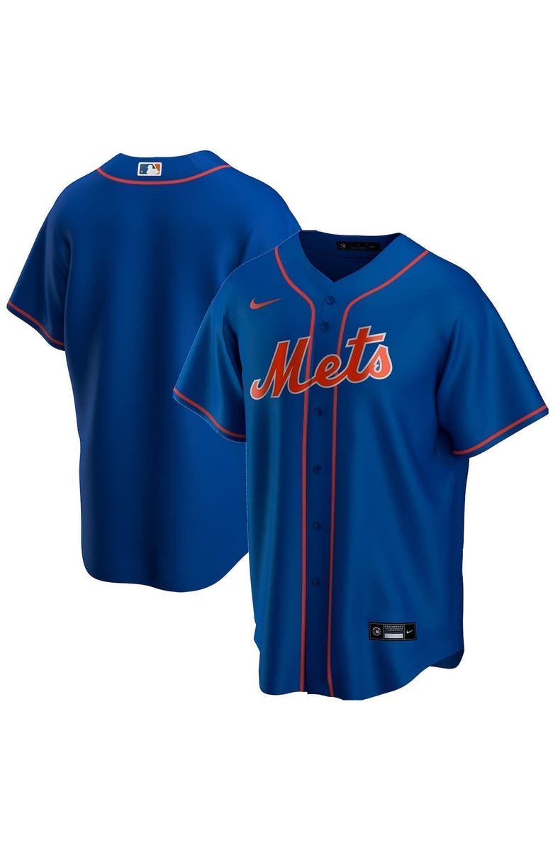Nike Men's Nike Royal New York Mets Alternate Replica Team Jersey, Main, color, Royal