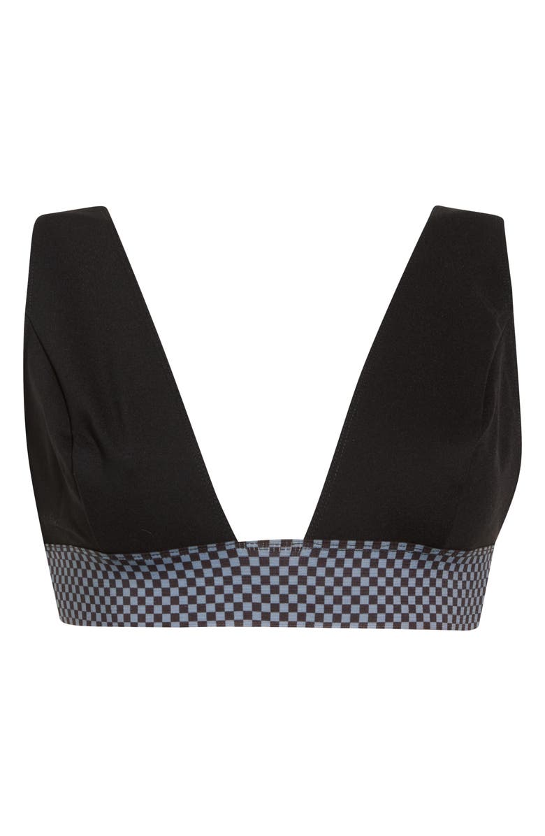 MOTHER The Elastic Tit For Tat Bra, Alternate, color, Smooth Operator Check It