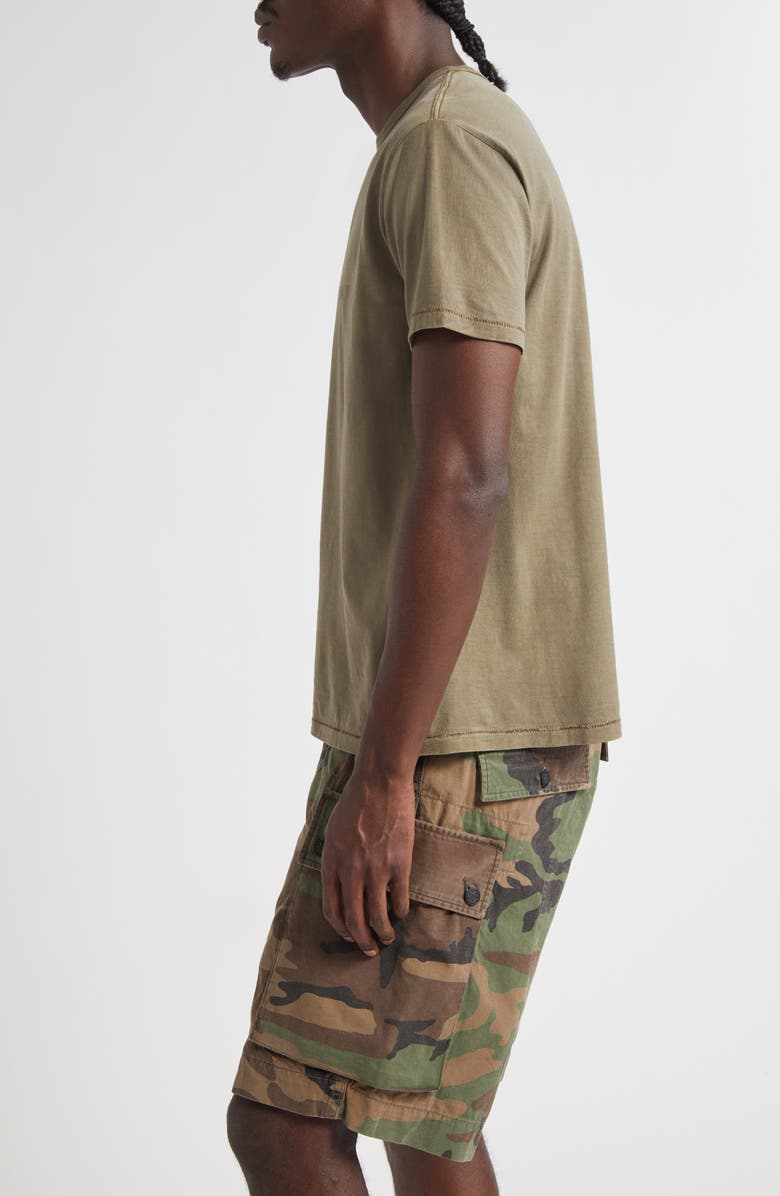 Double RL Cotton Graphic T-Shirt, Alternate, color, Olive