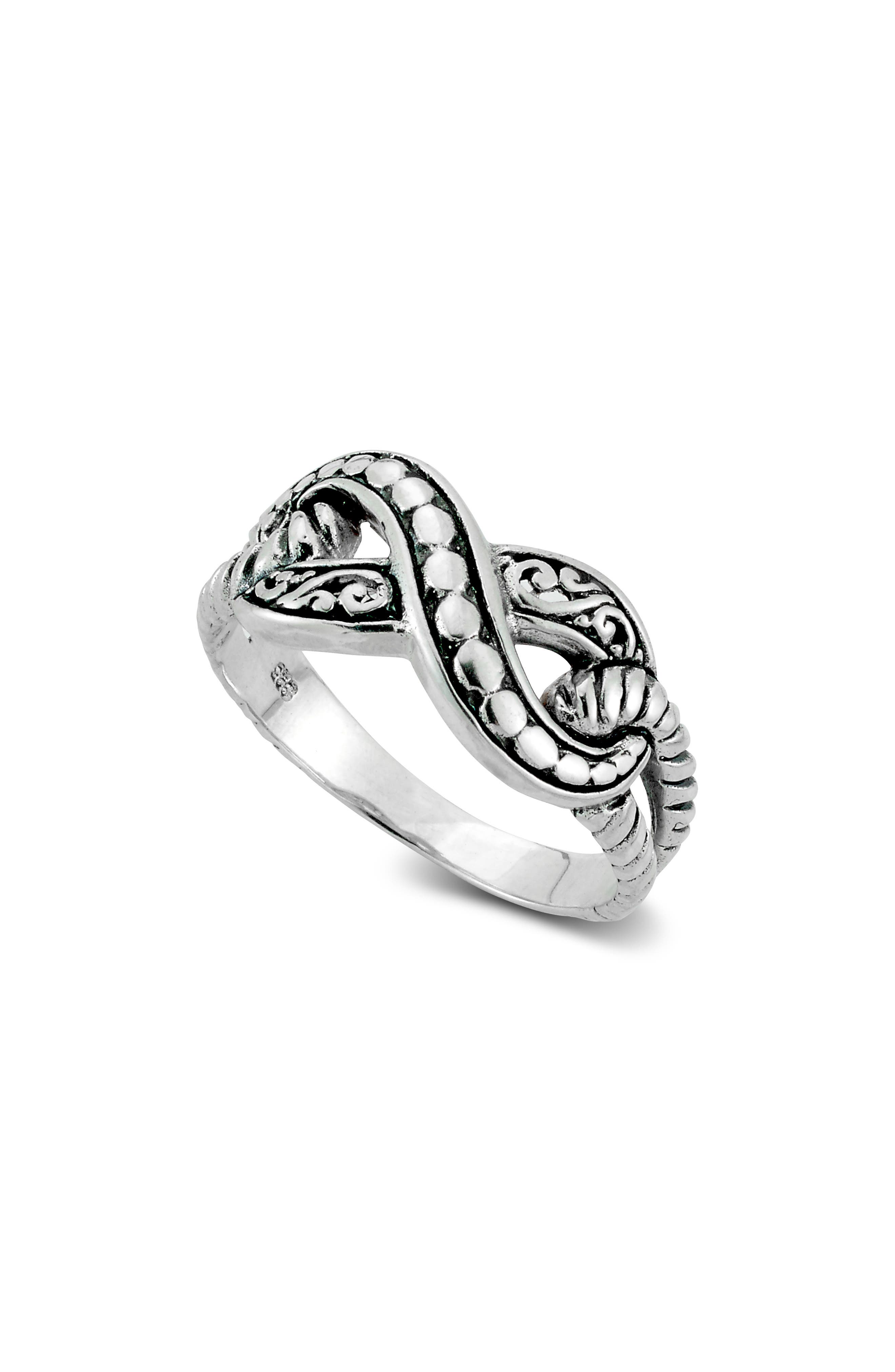 SAMUEL B. Sterling Silver Infinity Ring