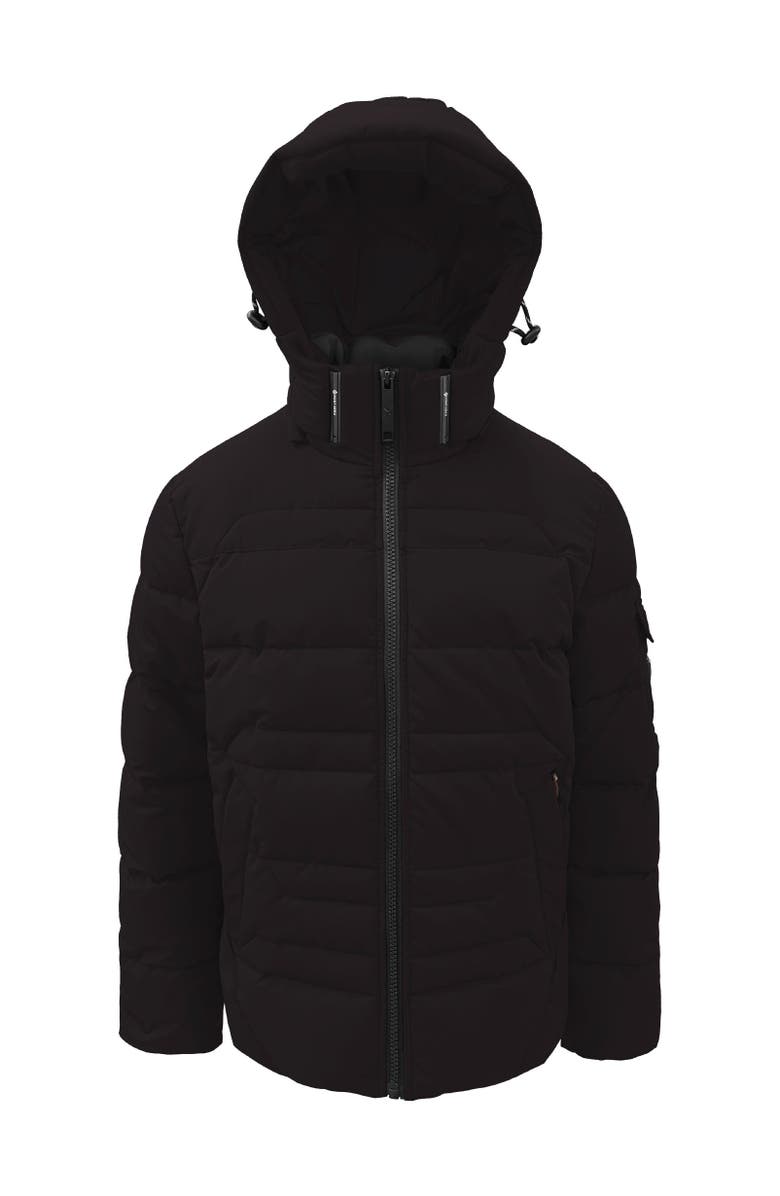 Point Zero ENGINEERED QUILTED PUFFER, Main, color, Black