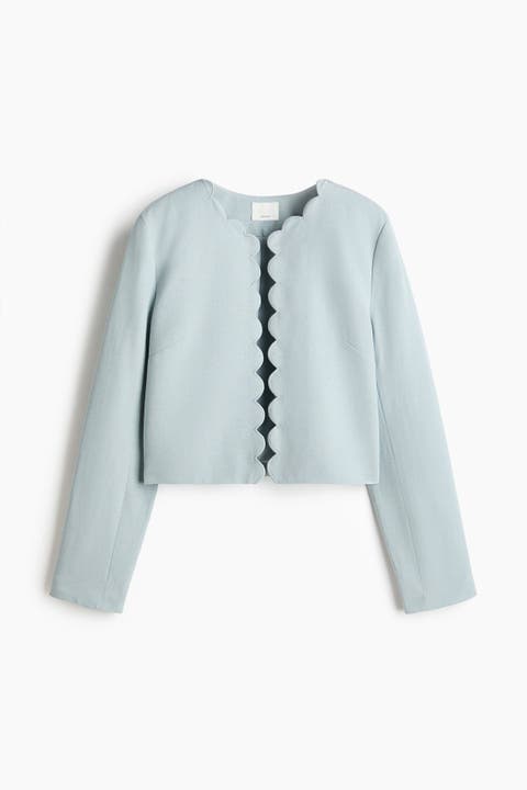Scalloped-edge Jacket