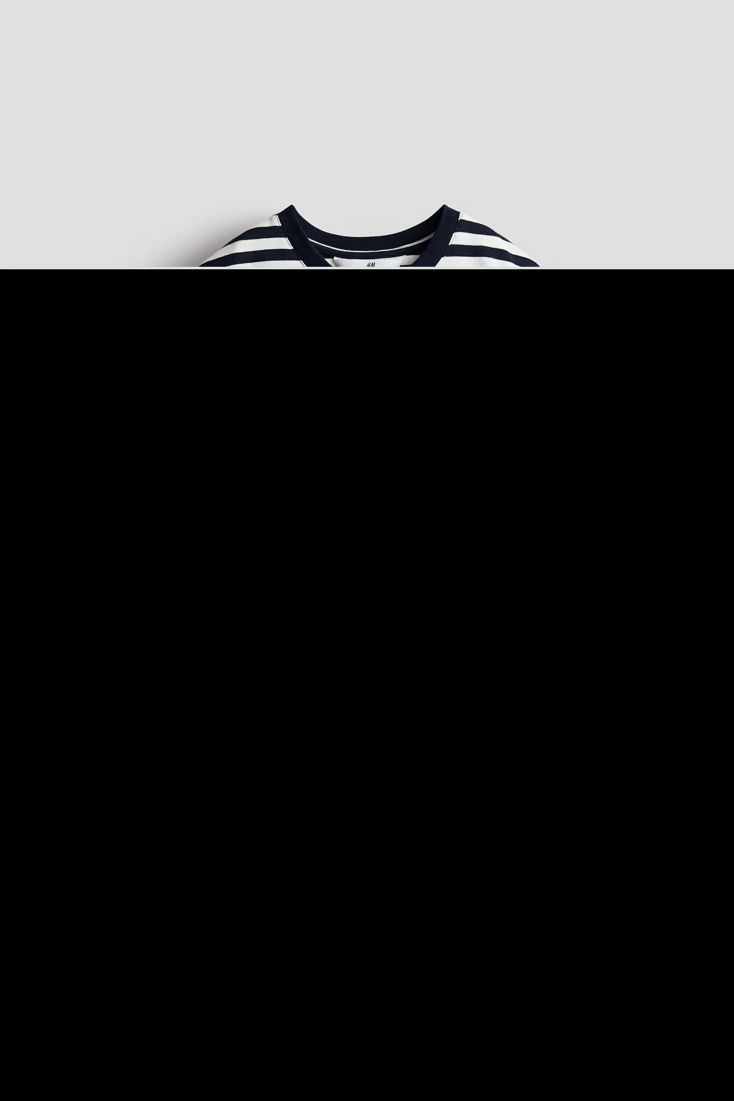 selected Navy Blue/White Striped