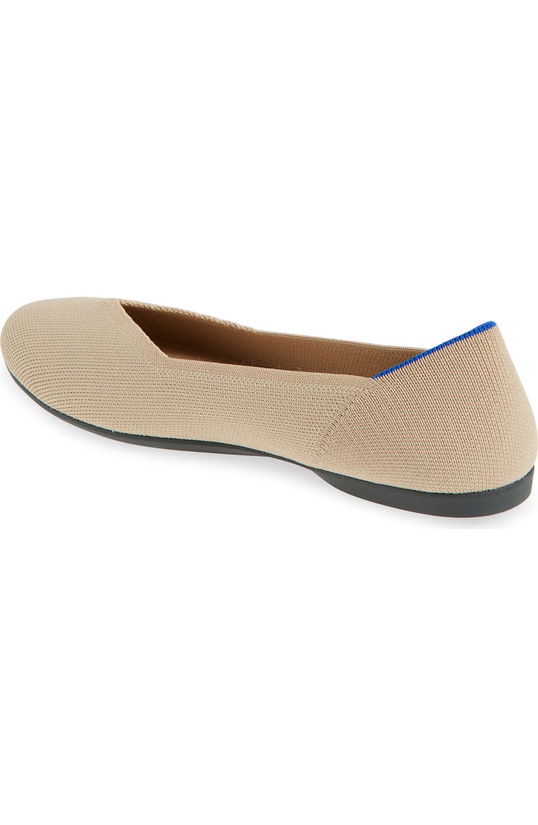 Rothy's The Daily Ballet Flat, Alternate, color, Ecru