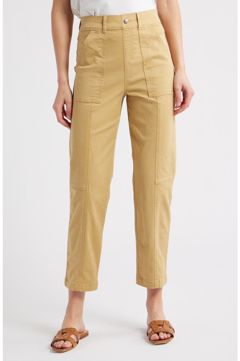 Stretch Twill Utility Pants, Main, color, KELP