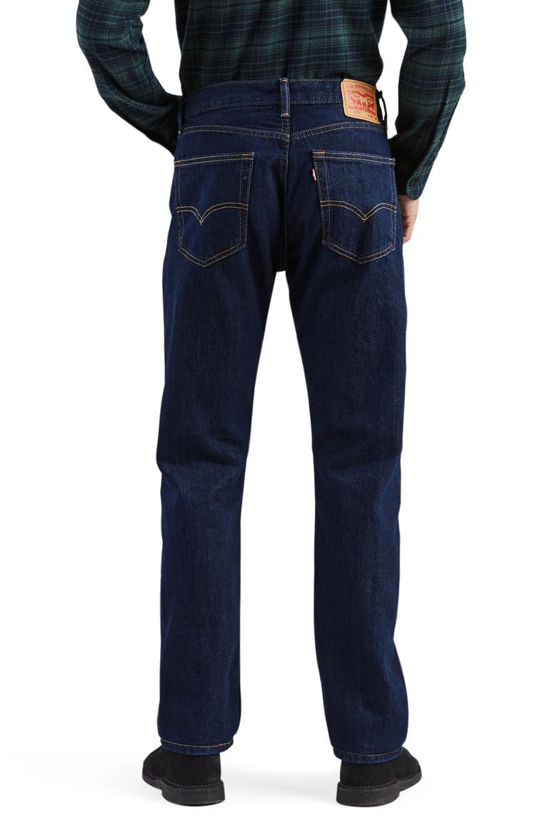 505™ Regular Fit Straight Leg Jeans, Alternate, color, RINSE 37741