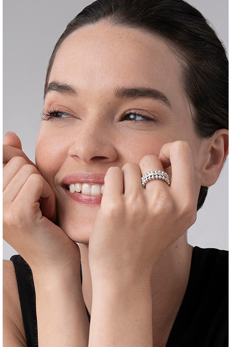 Caviar Spark Diamond Band Ring, Alternate, color, SILVER/ DIAMOND