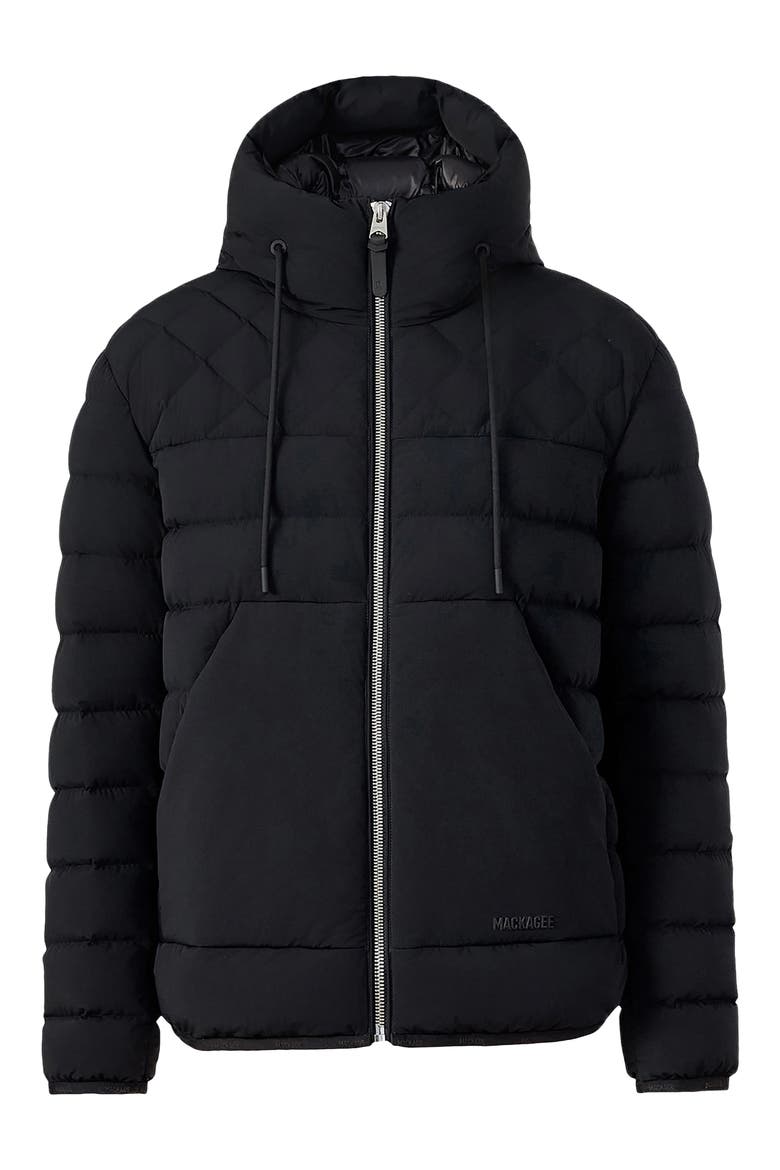 Bergen Recycled Down Insulated Jacket, Alternate, color, BLACK