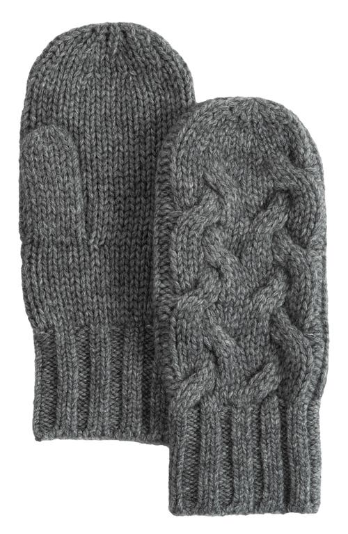 Echo Park Cable Mitten In Gray