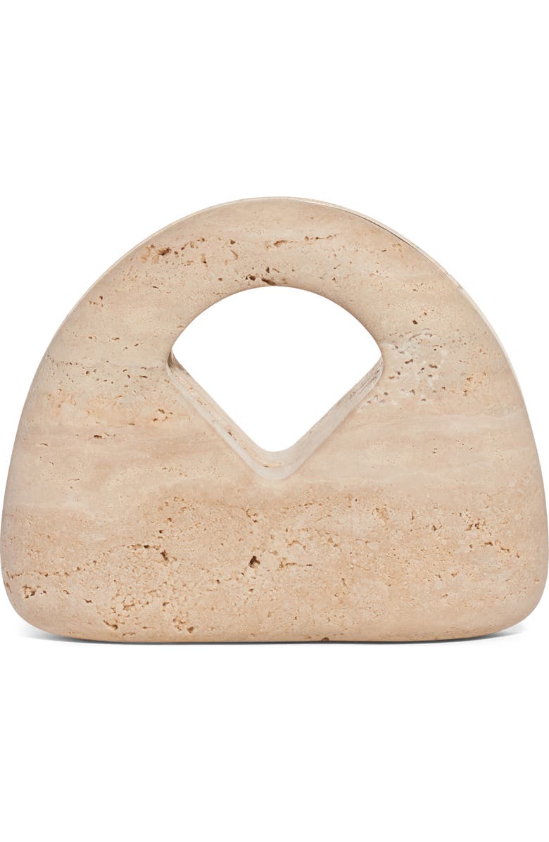 Bottega Veneta Kettlebell Travertine Stone Top Handle Bag, Main, color,