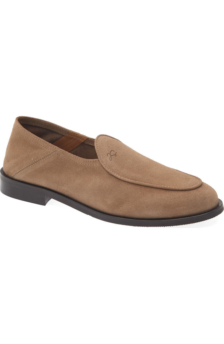 JACQUES SOLOVIERE Chris Convertible Loafer, Main, color, Earth Suede