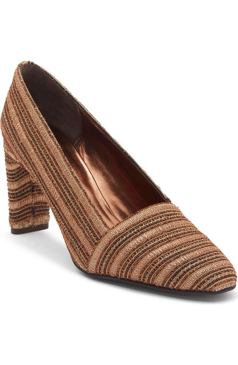 Jeffrey Campbell Mantra Woven Pump, Main, color, Copper Brocade