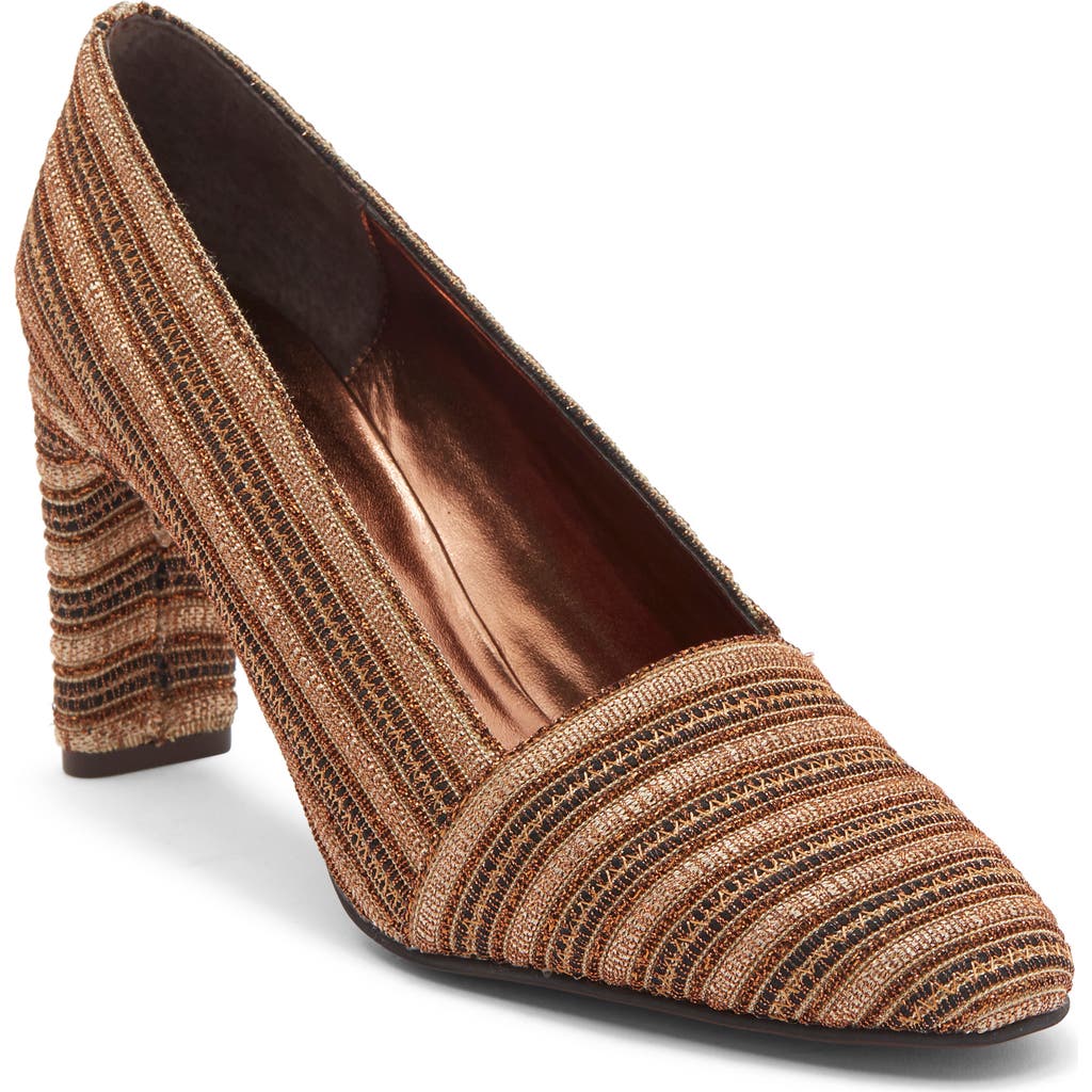 Jeffrey Campbell Mantra Woven Pump In Brown