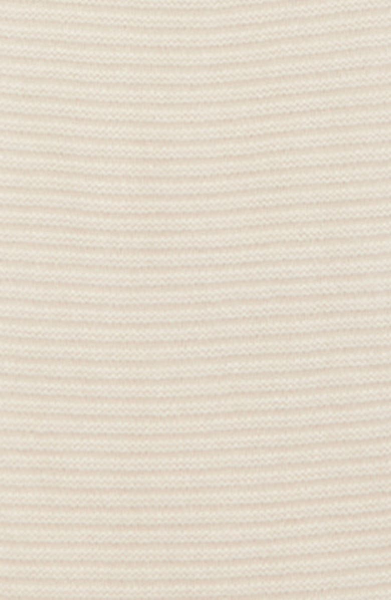 Max Mara X-Large Sagoma Ribbed Wool & Cashmere Scarf, Alternate, color, 